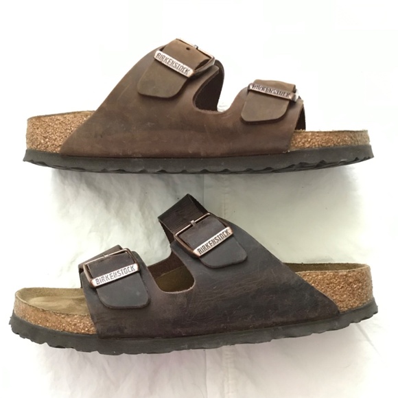 Birkenstock Arizona Oiled Leather Soft Footbed Size 36/Women's 5 - 5.5 Habana - Picture 9 of 16